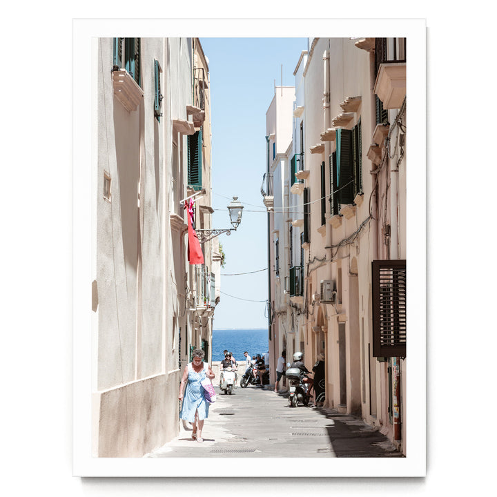 Gallipoli, Puglia, Italy – fine art print in a white frame, no mat