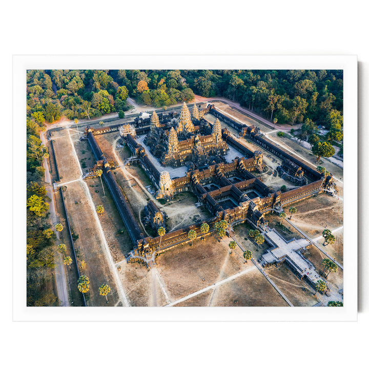 Angkor Wat, Siem Reap, Cambodia – fine art print in a white frame, no mat