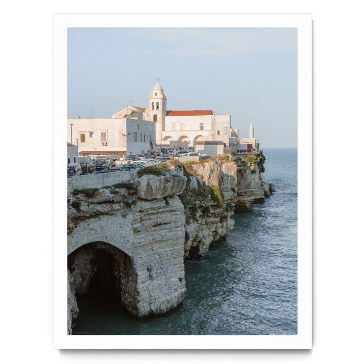 Vieste, Puglia I, Italy – fine art print in a white frame, no mat