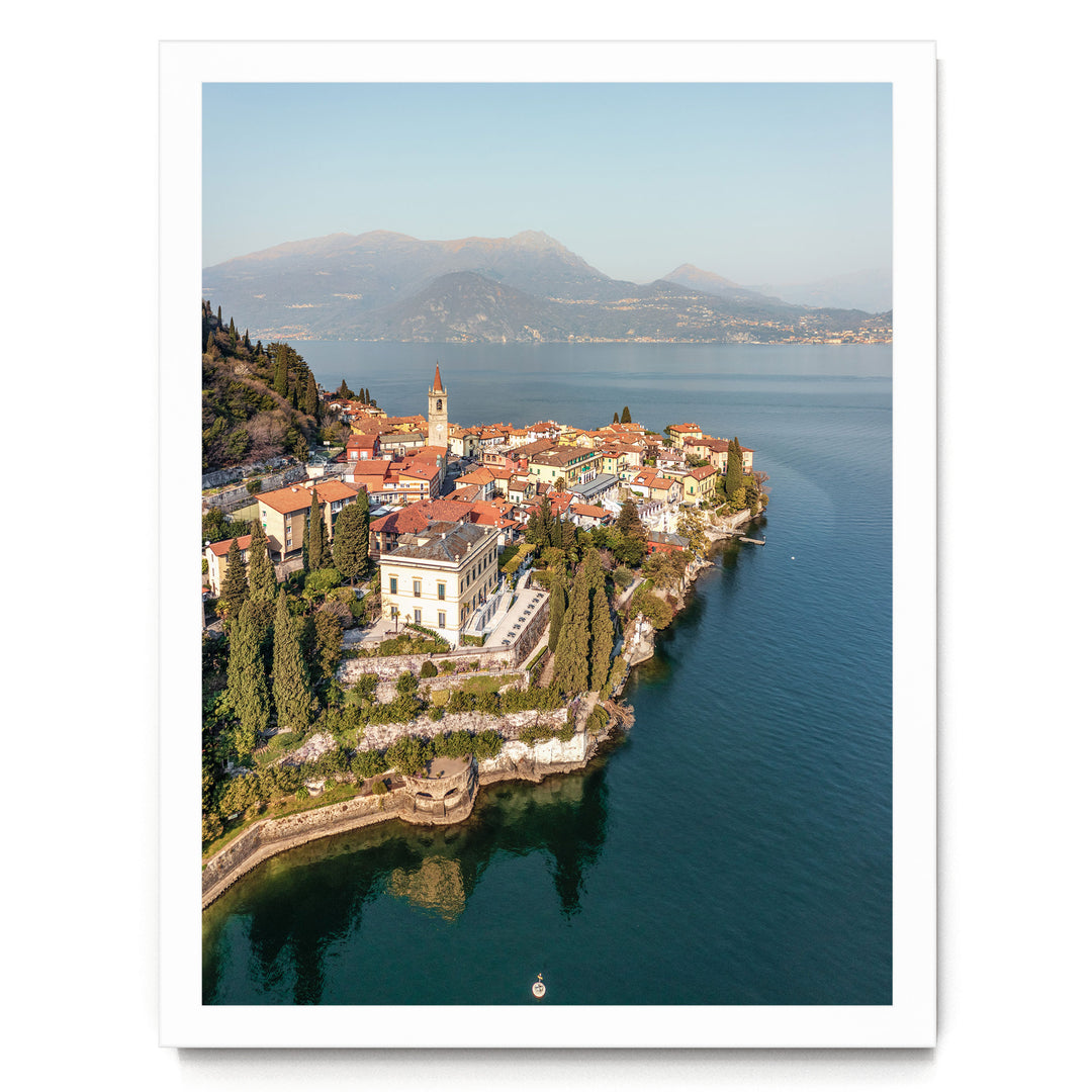 Varenna, Lake Como II, Italy – fine art print in a white frame, no mat