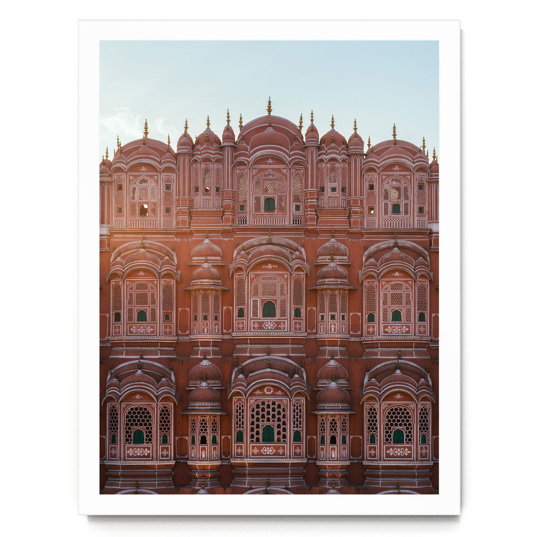 Palace of the Winds, Jaipur, India – fine art print in a white frame, no mat