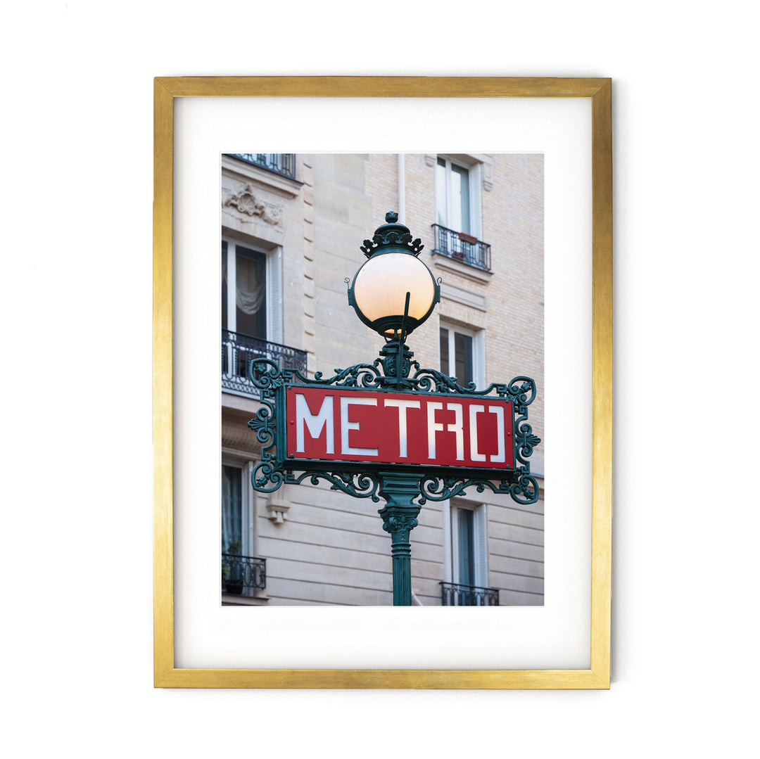 Metro Sign, Paris I