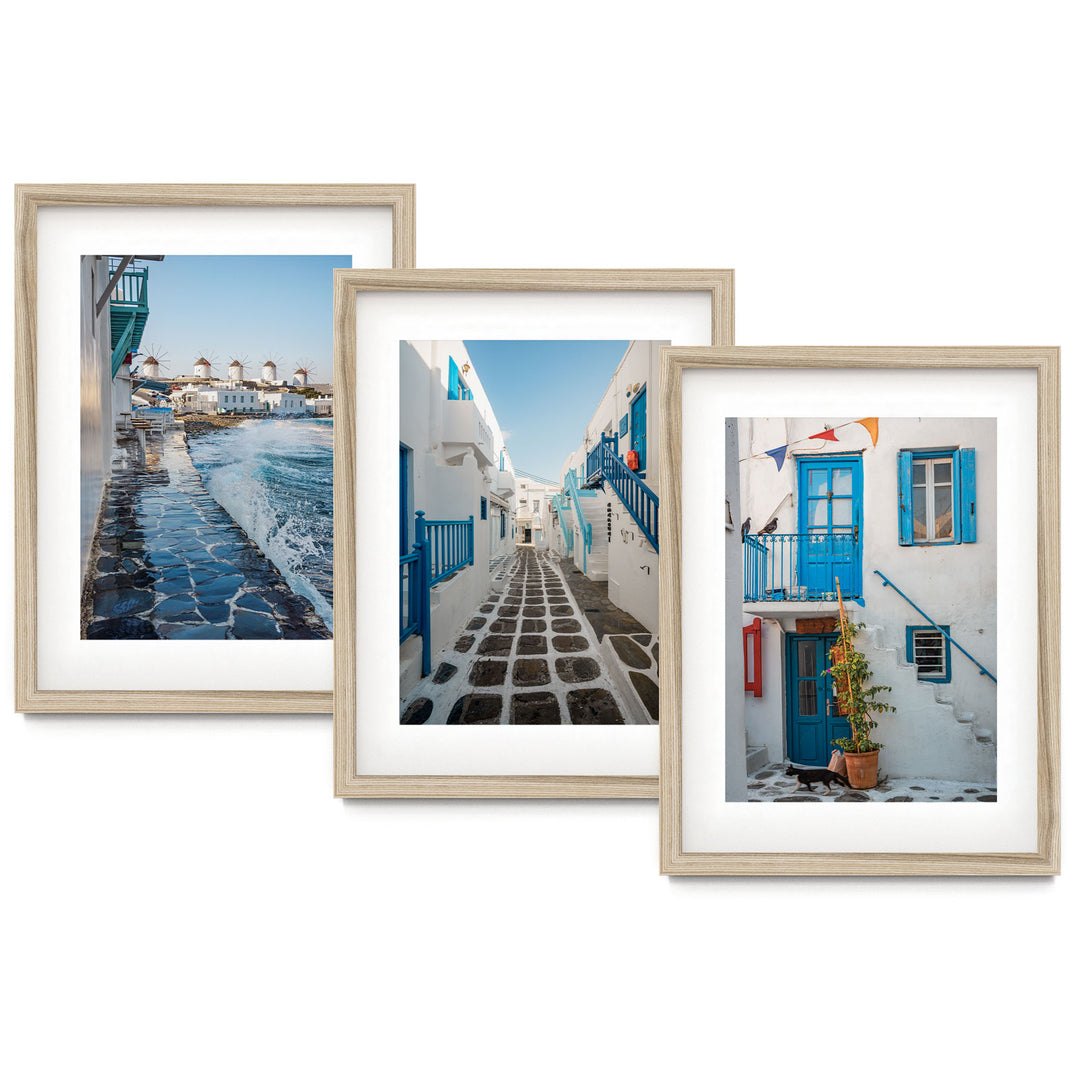 Mykonos Print Set