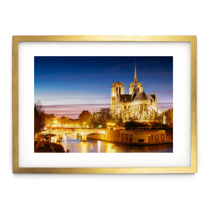 Notre Dame at Night, Paris