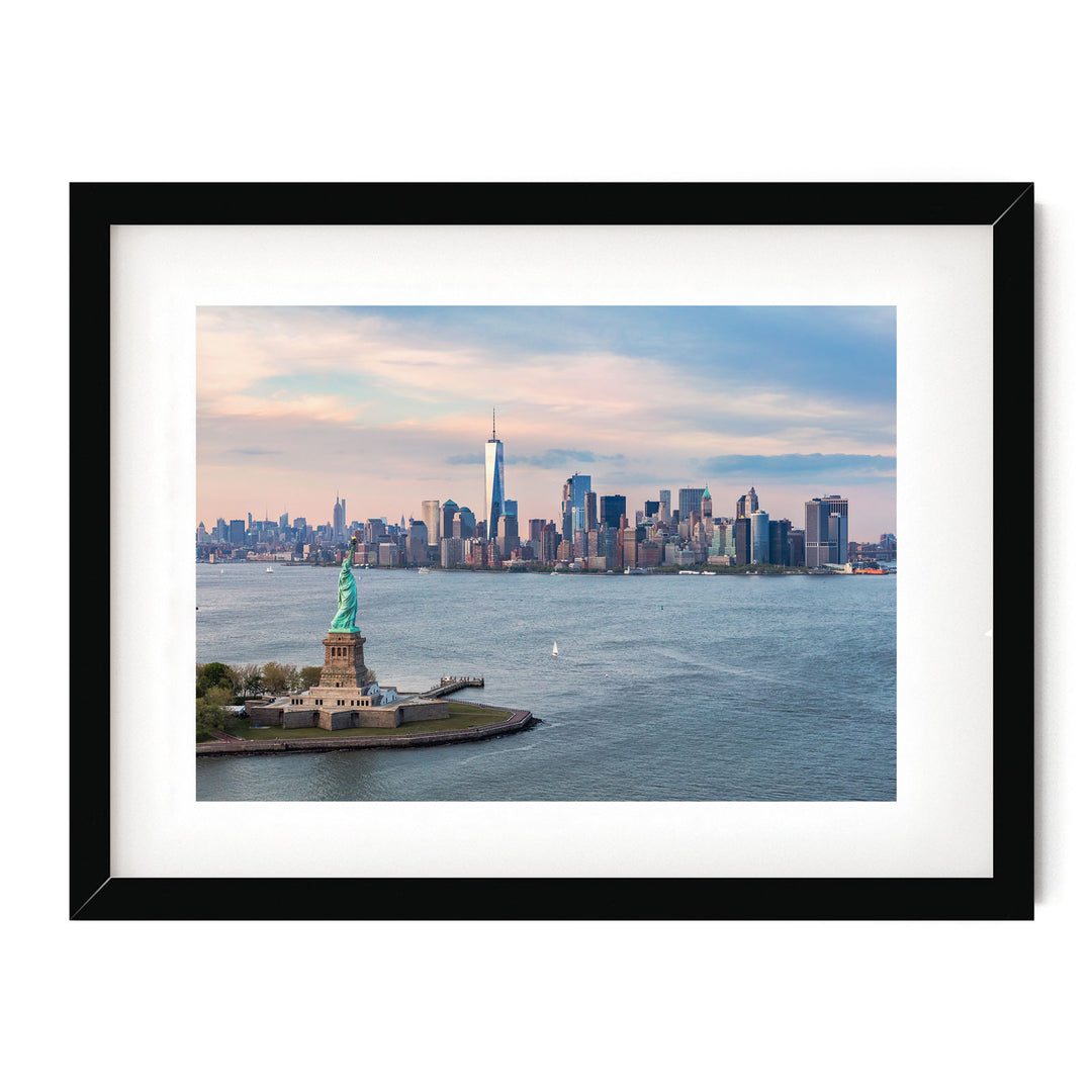 Lady Liberty and New York Skyline I