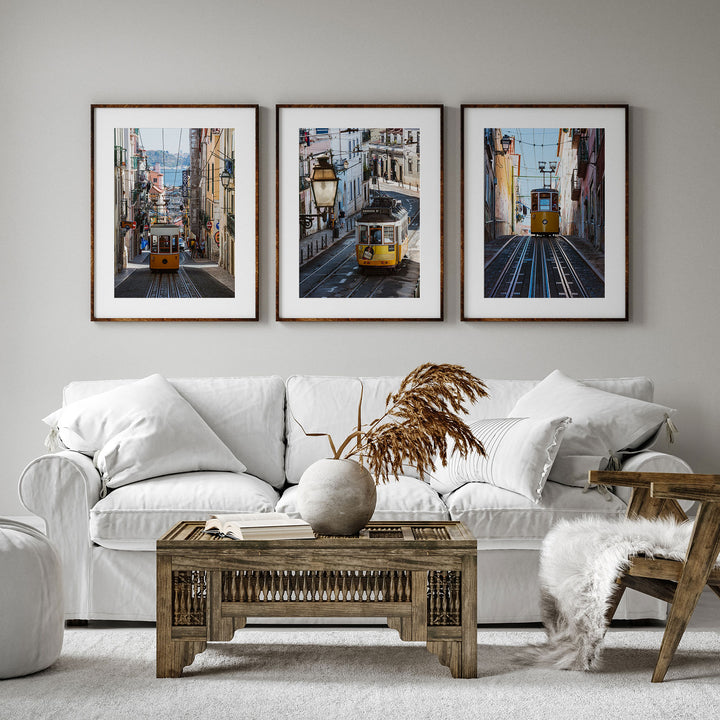 Lisbon Trams Print Set