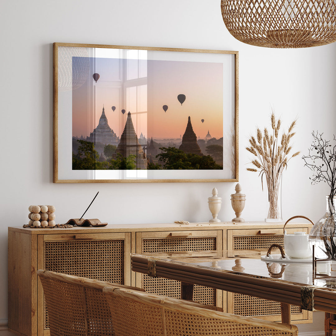 Balloons Flying over Bagan II