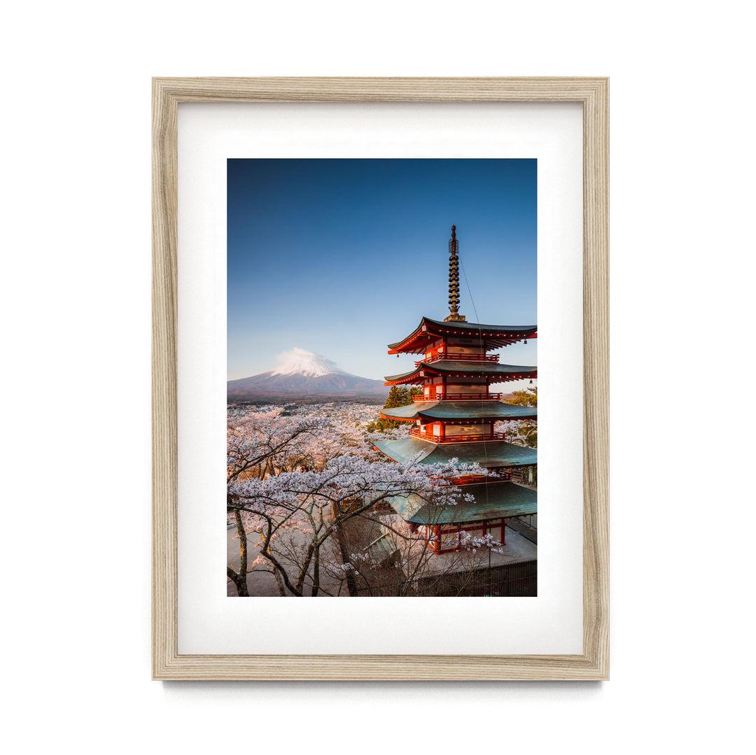Pagoda and Mt Fuji II