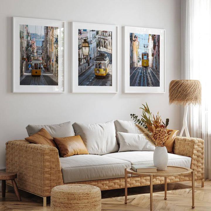 Lisbon Trams Print Set