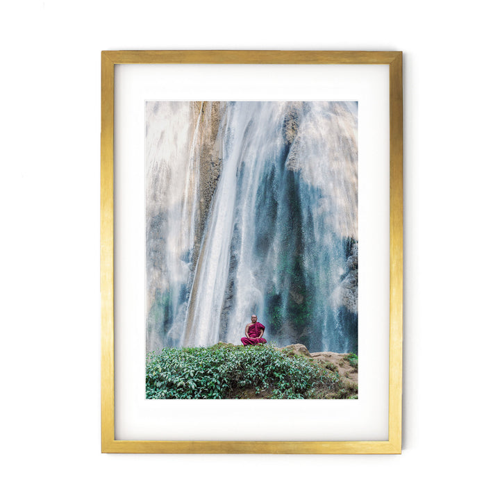 Meditation under the Waterfall