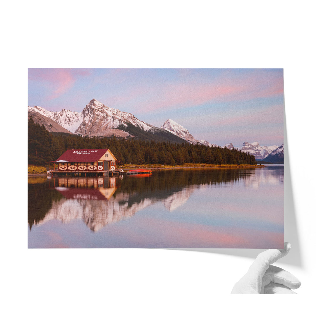 Maligne Lake Sunset II