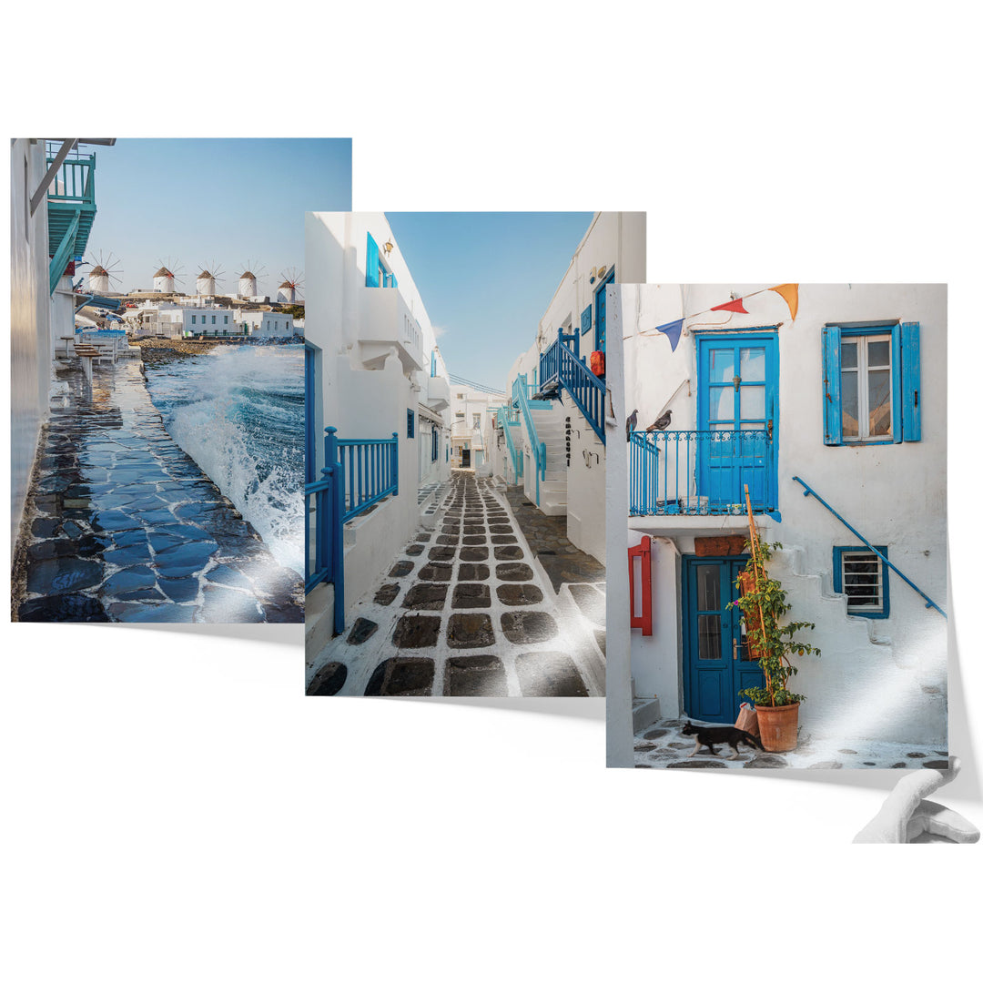 Mykonos Print Set