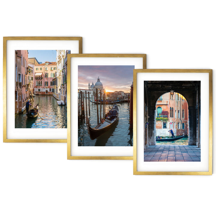Venice Gondolas Print Set