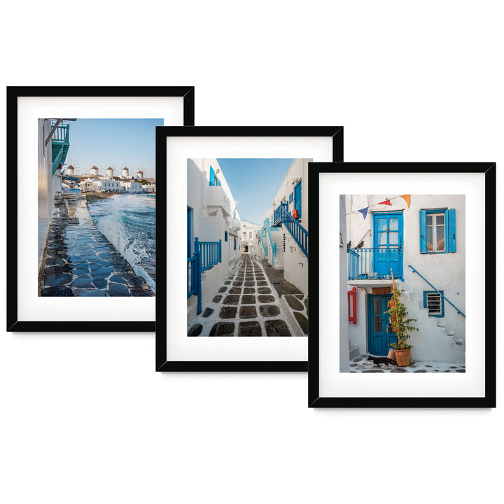 Mykonos Print Set