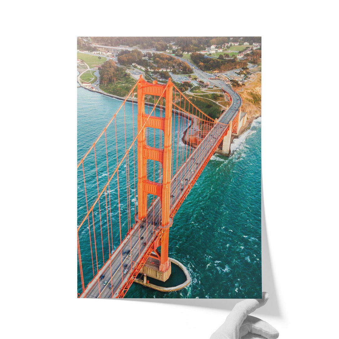 Flying over the Golden Gate Bridge I