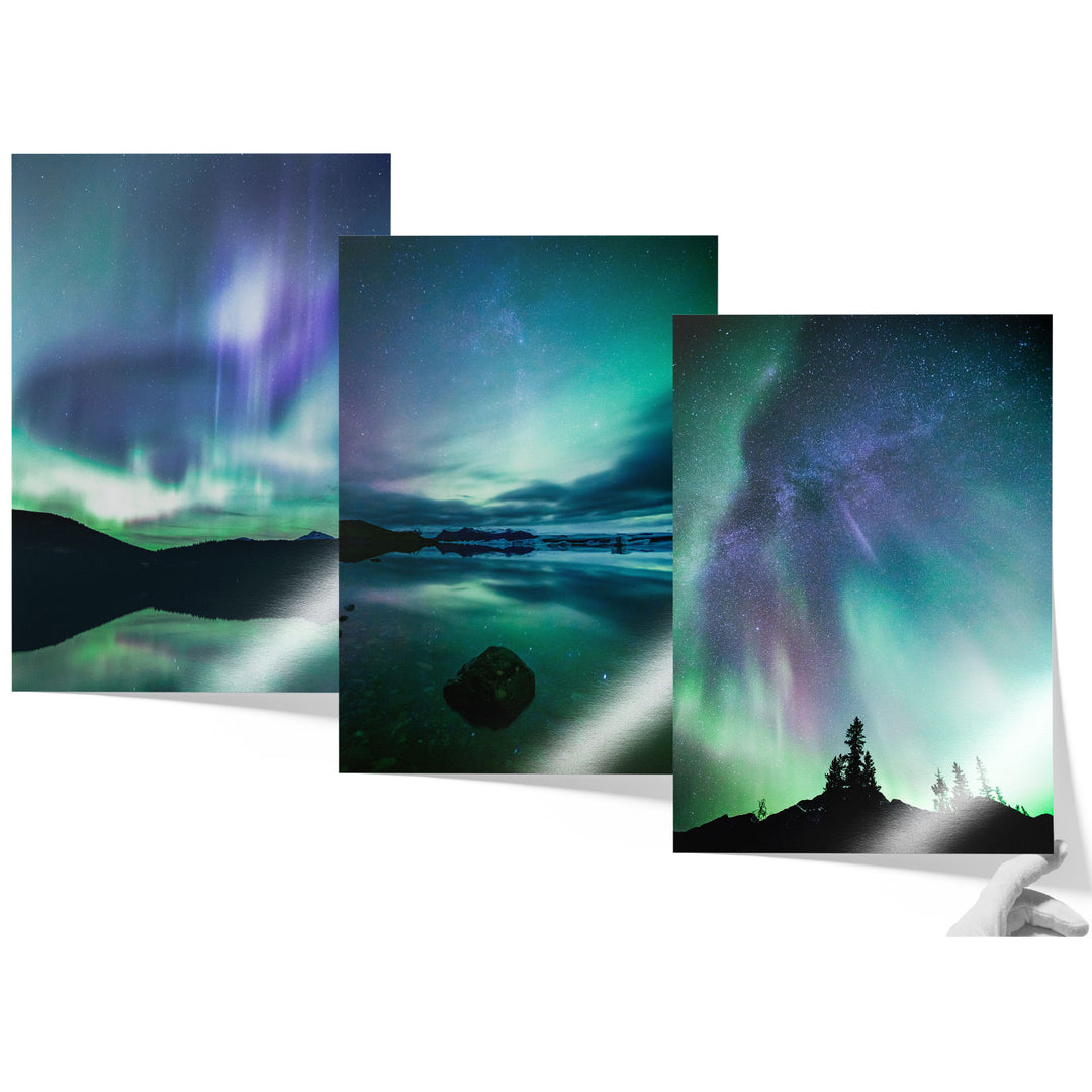 Northern Lights Print Set