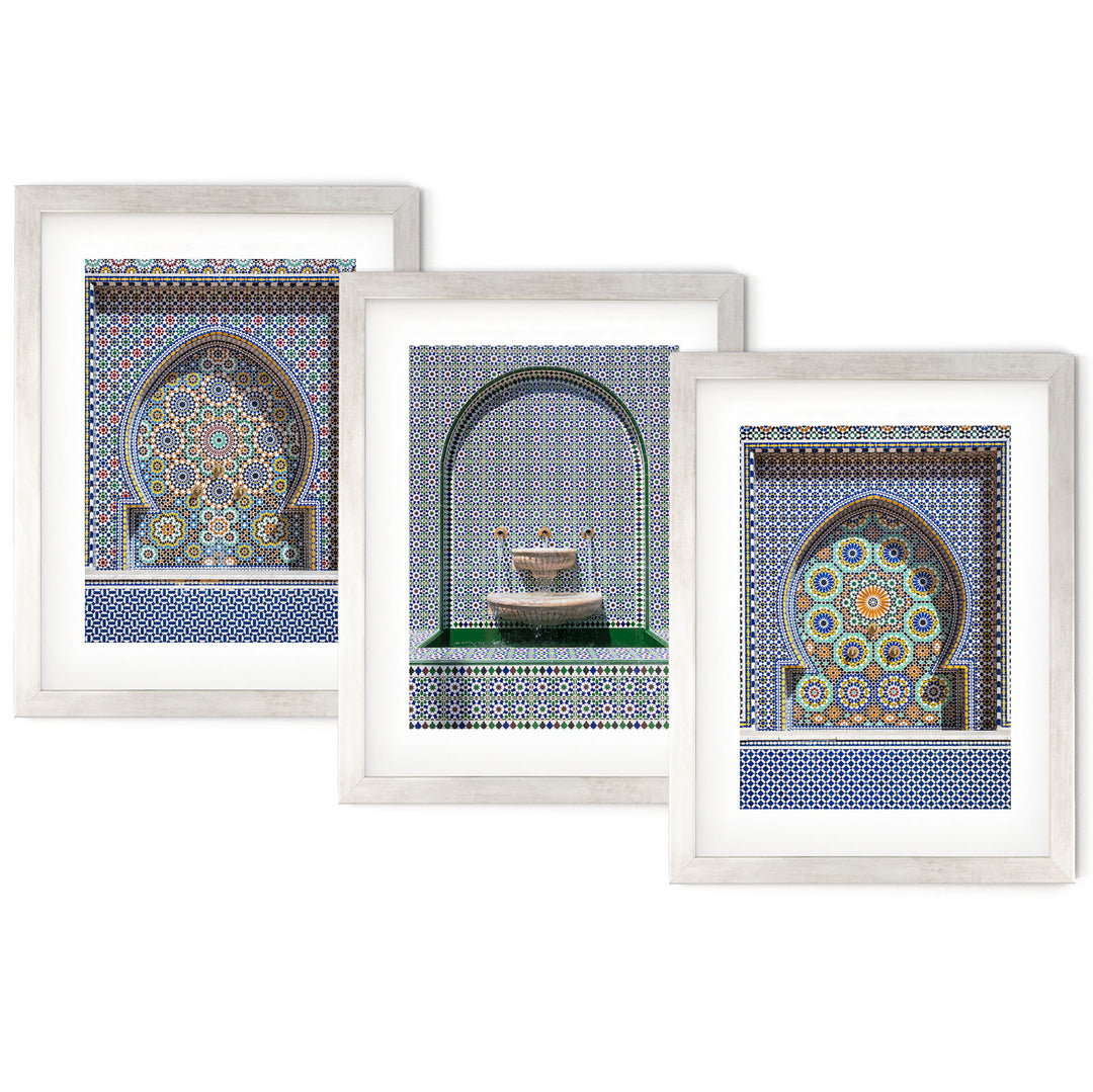 Arabic Fountains Print Set