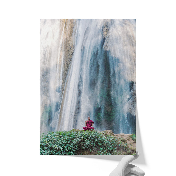 Meditation under the Waterfall