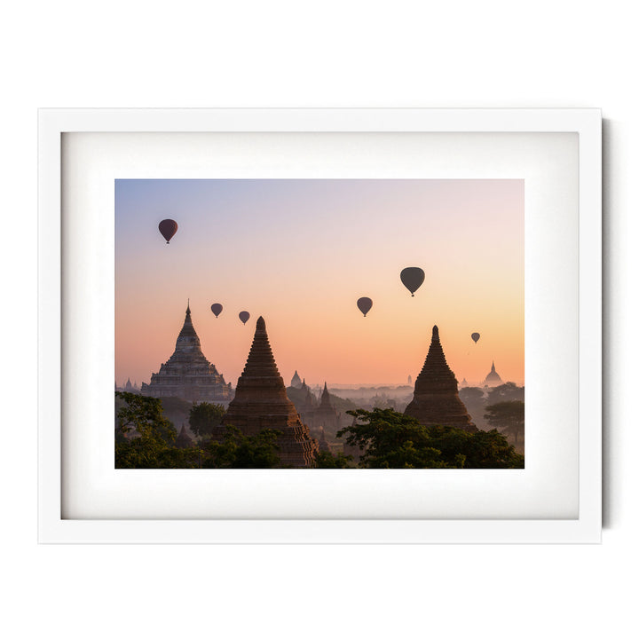 Balloons Flying over Bagan II