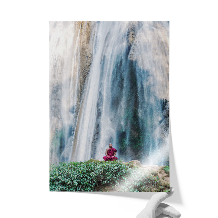 Meditation under the Waterfall