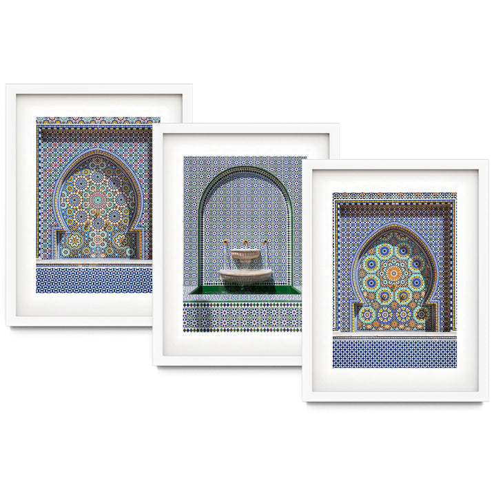 Arabic Fountains Print Set