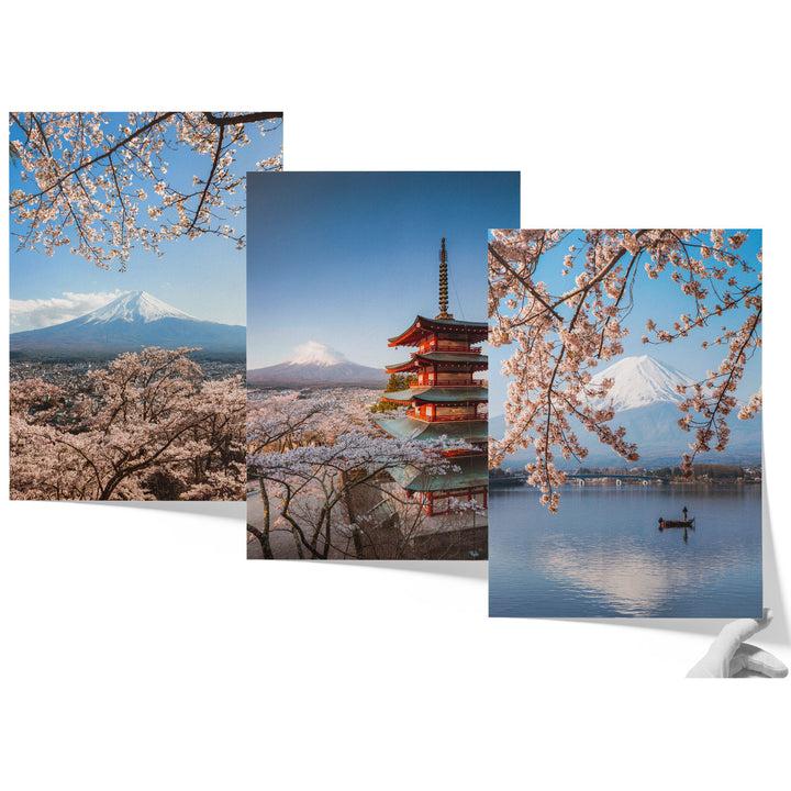 Mt Fuji Japan Print Set