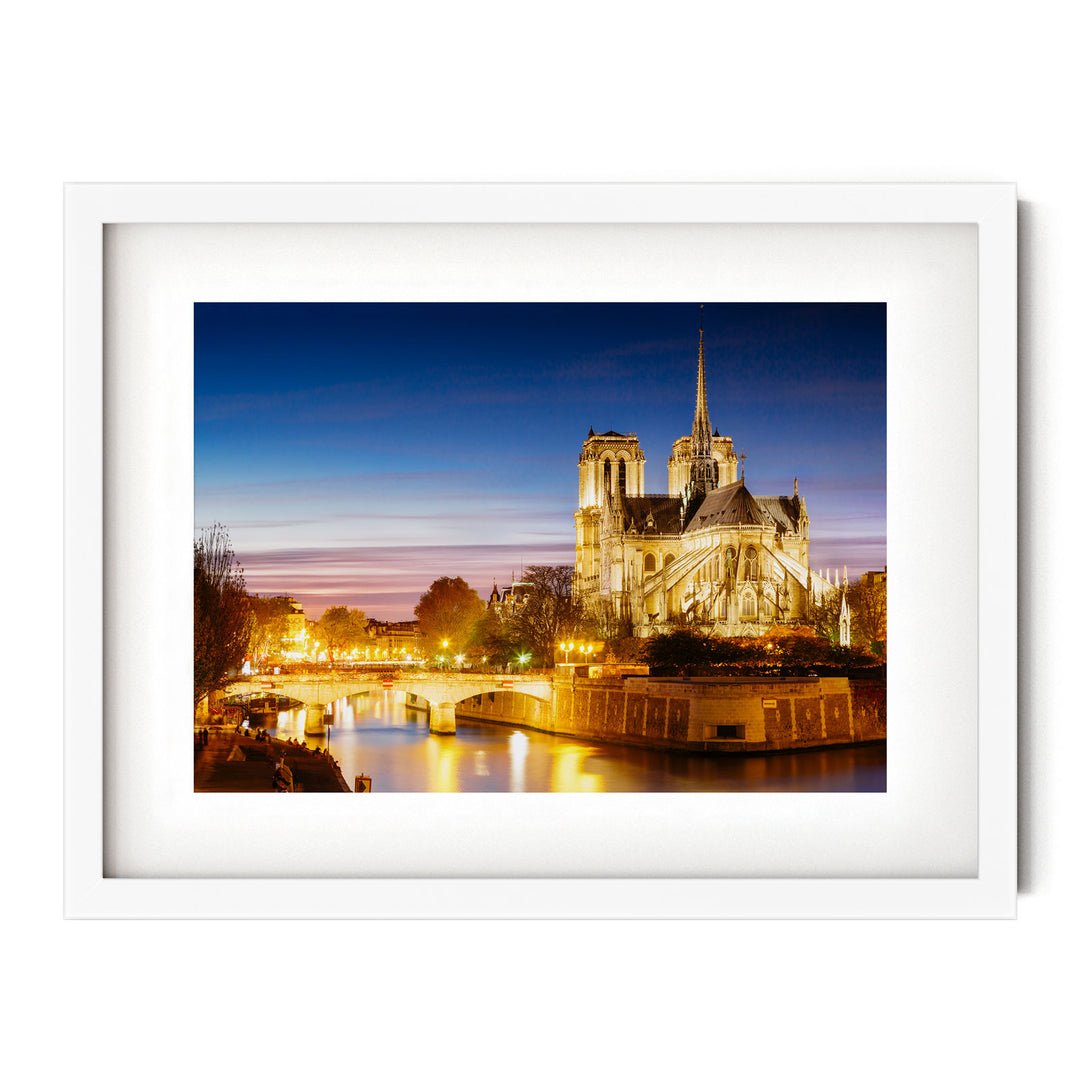 Notre Dame at Night, Paris