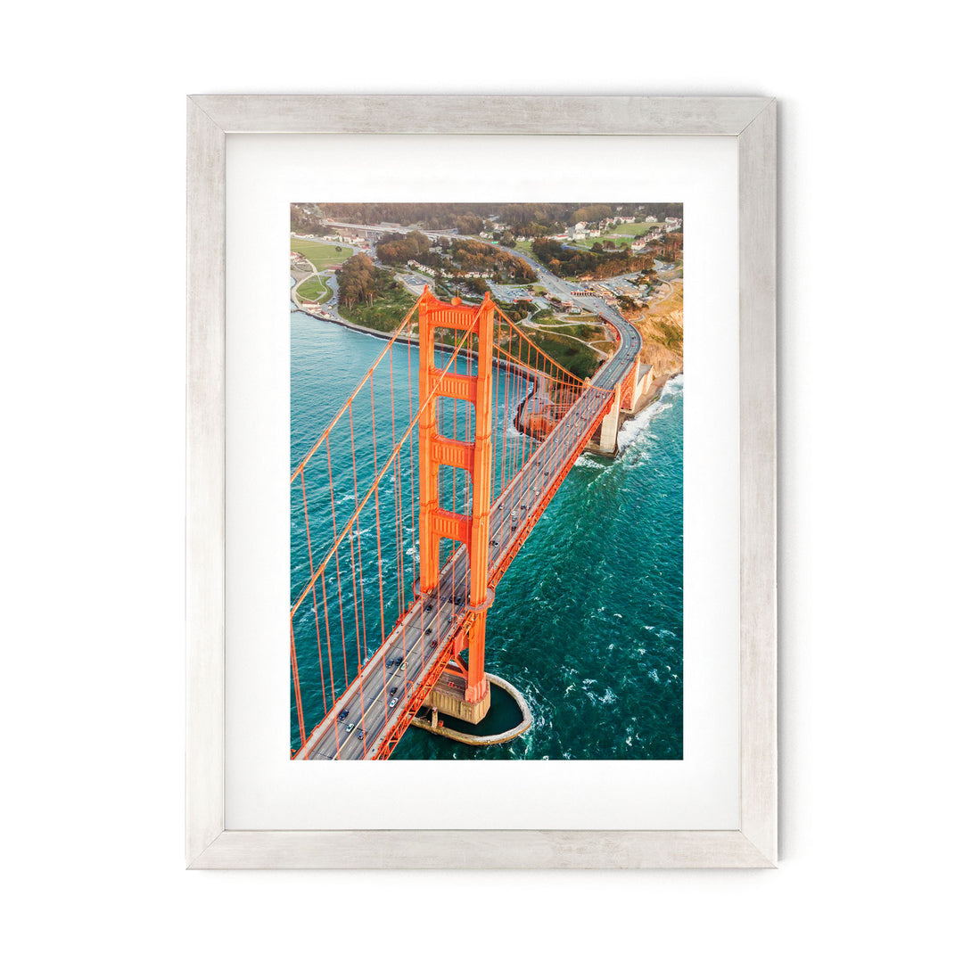 Flying over the Golden Gate Bridge I
