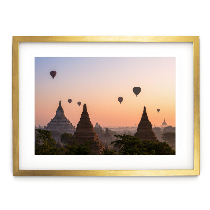 Balloons Flying over Bagan II