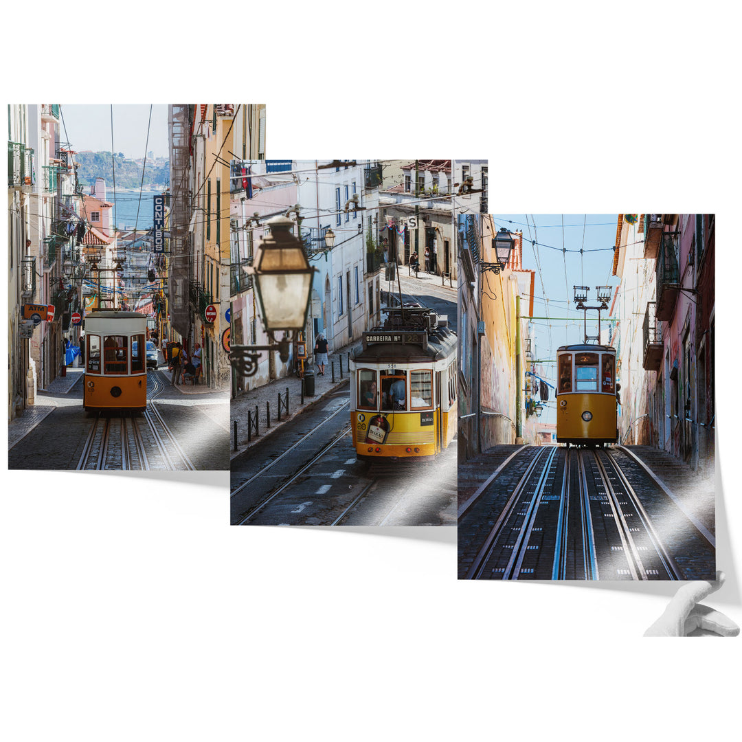 Lisbon Trams Print Set
